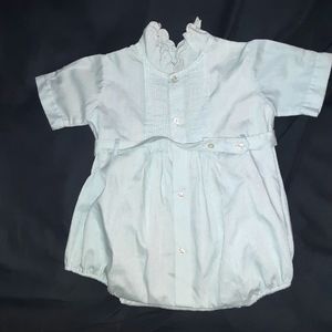 Vintage blue baby boy clothing